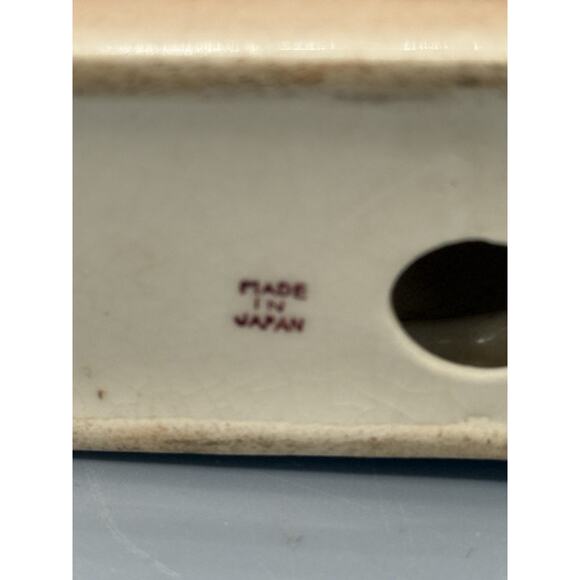 Vintage Made In Japan Porcelain Figurine Boy With Hat, Suitcase And Umbrella - Picture 6 of 7